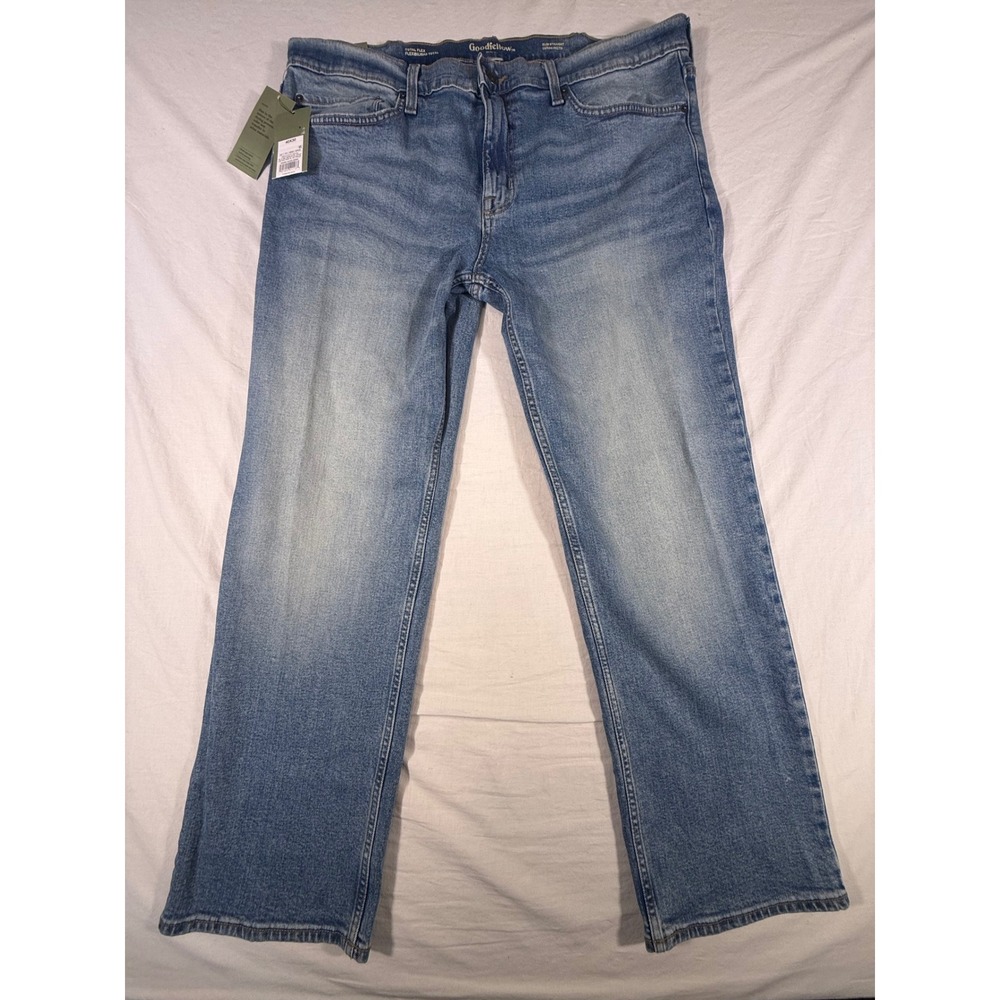 Goodfellow‎ & Co Slim Straight Jeans Mens 40x30 Blue NEW Stretch Denim